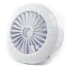 Ventilator baie cu montaj in tavan TS aRid Ø 150, Timer, Super Silent, Debit 257 m3/h, Garantie 3 ani, Alb, clapeta antiretur