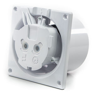 Ventilator baie dRim HS, Panou schimbabil, Timer, Senzor de umiditate, Super Silent, Ø100, Grey