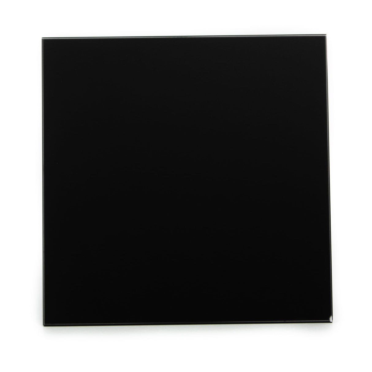 Panou frontal airroxy model dRim din sticla, 175x175, Negru Mat