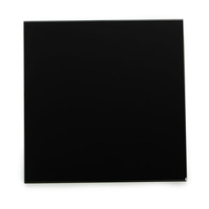 Panou frontal airroxy model dRim din sticla, 175x175, Negru Mat