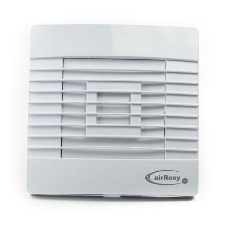 Ventilator baie pRestige TS cu lamele gravitationale, Ø 100, Debit 97 m3/h, Timer, Garantie 2 ani, Alb+ CADOU clapeta antiretur