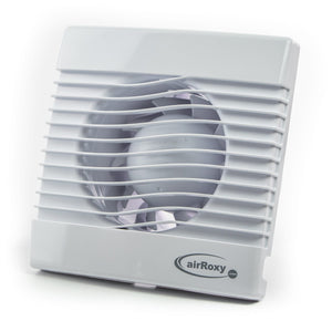 Ventilator baie pRim Ø 120 TS, Timer, Debit 158 m3/h, Garantie 2 ani, Alb