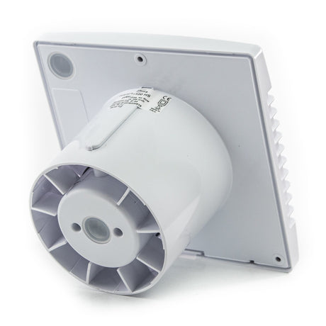 Ventilator baie pRim Ø 120 TS, Timer, Debit 158 m3/h, Garantie 2 ani, Alb