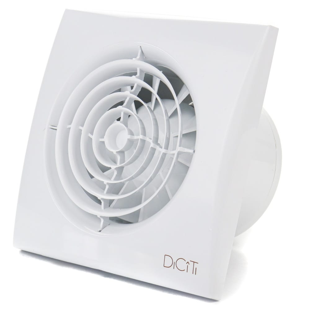 Ventilator baie AURA 5C MRH Senzor umiditate, Timer, Clapeta antiretur, Garantie 2 ani, Motor Long Life 40000h, Debit 180mc/h