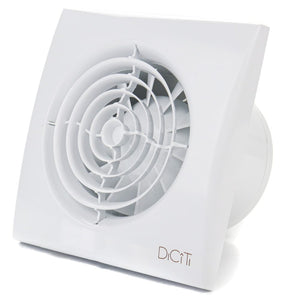 Ventilator baie AURA 5C MRH Senzor umiditate, Timer, Clapeta antiretur, Garantie 2 ani, Motor Long Life 40000h, Debit 180mc/h