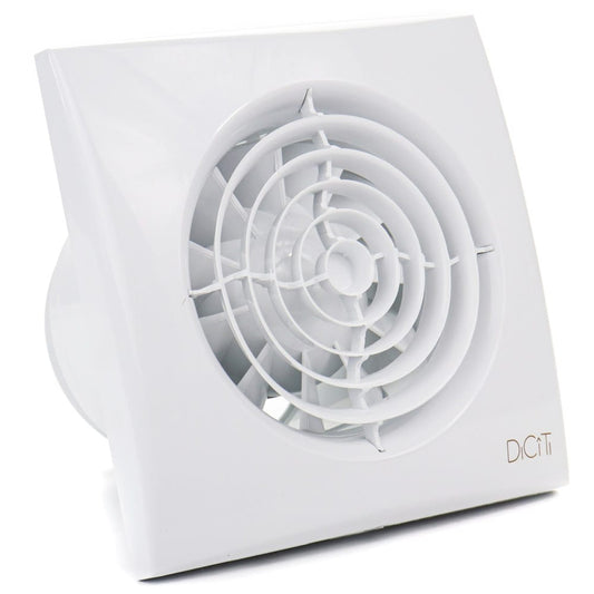 Ventilator baie AURA 5C MRH Senzor umiditate, Timer, Clapeta antiretur, Garantie 2 ani, Motor Long Life 40000h, Debit 180mc/h