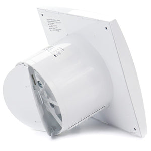 Ventilator baie AURA 5C MRH Senzor umiditate, Timer, Clapeta antiretur, Garantie 2 ani, Motor Long Life 40000h, Debit 180mc/h
