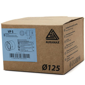 Ventilator de tubulatura axial VP 5, Debit 190 m3/h, Ø 125mm