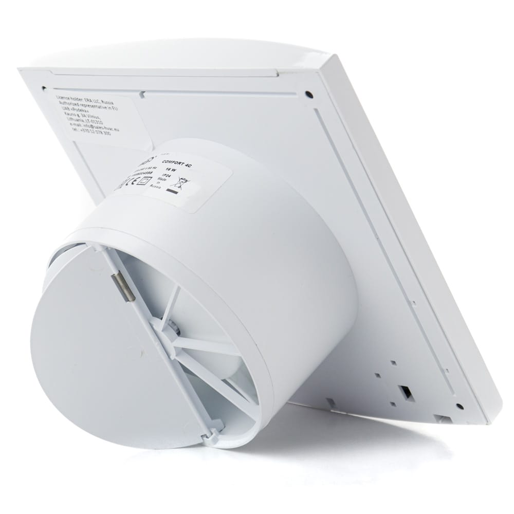 Resigilat! Ventilator baie COMFORT 4С Clapeta antiretur, Debit 95mc/h Ø100mm