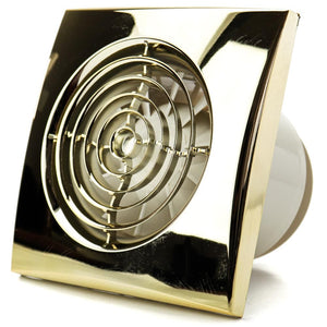 Ventilator baie AURA 5C Silent, Clapeta antiretur, Garantie 2 ani, Motor Long Life 40000h, Debit 180mc/h, Ø125mm Gold