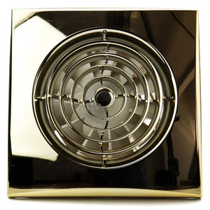 Ventilator baie AURA 5C Silent, Clapeta antiretur, Garantie 2 ani, Motor Long Life 40000h, Debit 180mc/h, Ø125mm Gold