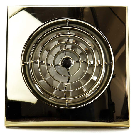 Ventilator baie AURA 5C Silent, Clapeta antiretur, Garantie 2 ani, Motor Long Life 40000h, Debit 180mc/h, Ø125mm Gold