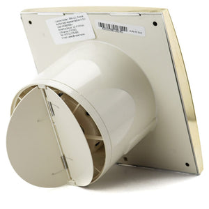 Ventilator baie AURA 5C Silent, Clapeta antiretur, Garantie 2 ani, Motor Long Life 40000h, Debit 180mc/h, Ø125mm Gold