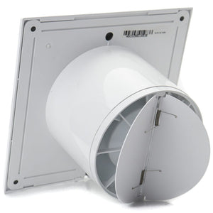 Ventilator baie SLIM 6C Super Silent, Garantie 2 ani, Clapeta antiretur, Motor Long Life 40000h, Debit 250mc/h, Ø150mm