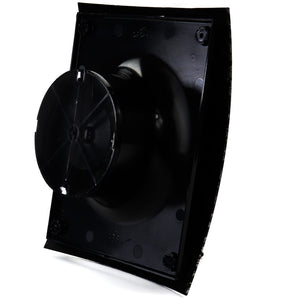 Ventilator baie PARUS 4C, Ø100, Silent, Garantie 2 ani, Debit 100mc/h, Motor Long Life 40000h, Black Design