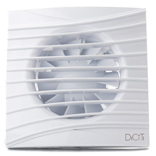 Ventilator baie SILENT 4C MRH, Super Silent, Timer, Fotocelula, Senzor de umiditate, Clapeta antiretur, Motor Long Life 40000h, Debit 90mc/h, Ø100mm
