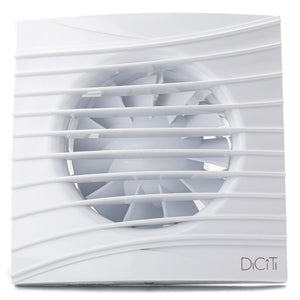 Ventilator baie SILENT 5C MRH, Super Silent, Clapeta antiretur,Timer, Fotocelula, Senzor de umiditate, Motor Long Life 40000h, Debit 180mc/h, Ø125mm
