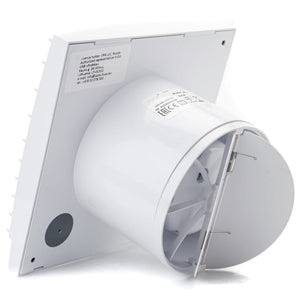 Ventilator baie SILENT 4C TURBO, Clapeta antiretur, Motor Long Life 40000h, Debit 120mc/h, Ø100mm