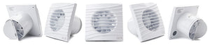Ventilator baie SILENT 4C TURBO, Clapeta antiretur, Motor Long Life 40000h, Debit 120mc/h, Ø100mm