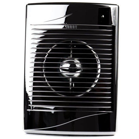 Ventilator baie STANDARD 4C Ø100, Silent, Garantie 2 ani, Debit 100mc/h, Clapeta antiretur, Motor Long Life 40000h, Chrome