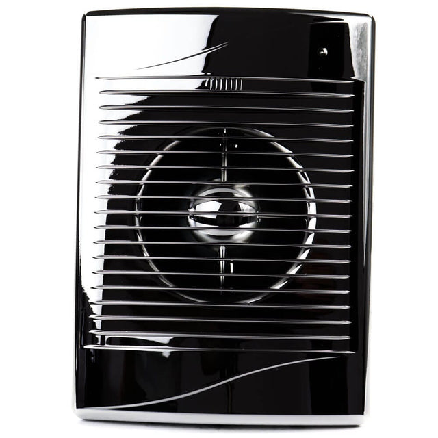 Ventilator baie STANDARD 4C Ø100, Silent, Garantie 2 ani, Debit 100mc/h, Clapeta antiretur, Motor Long Life 40000h, Chrome