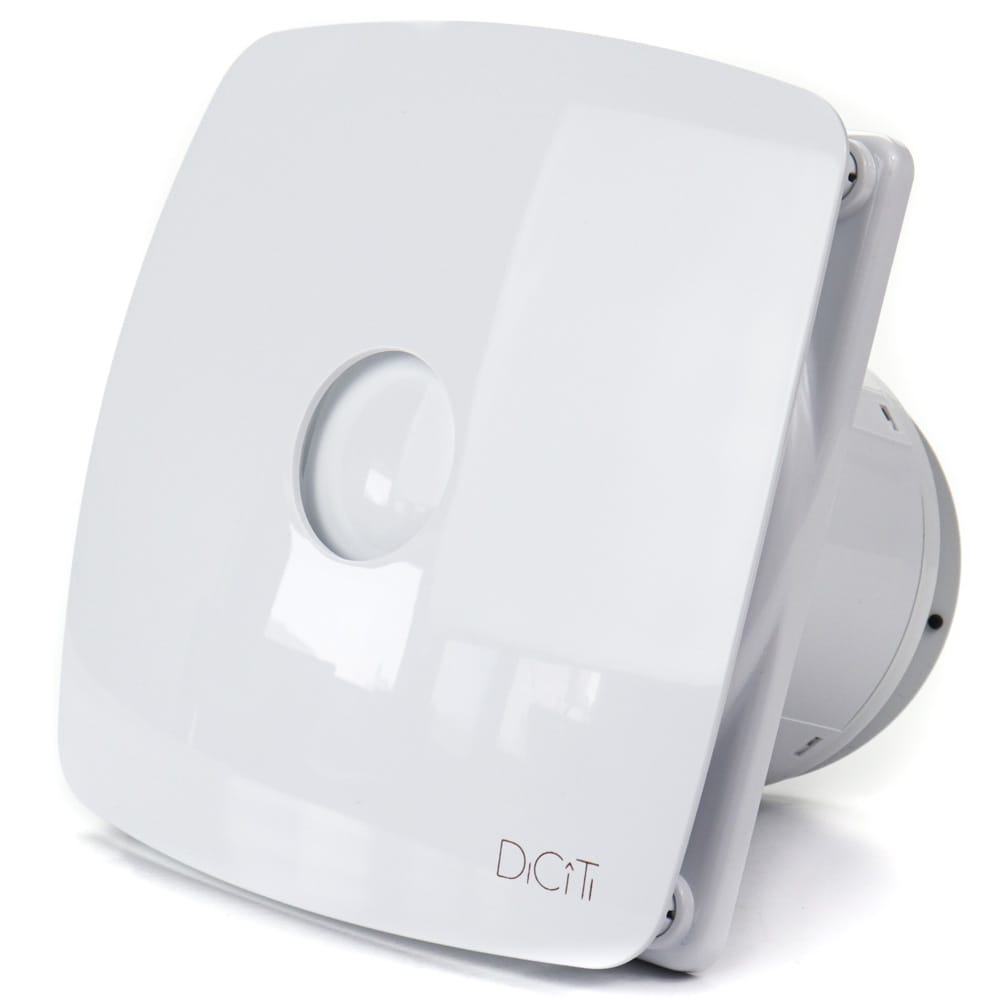 Ventilator de baie RIO 4C MRH, Debit 100 m3/h, Ø 98, Clapeta antiretur, Fusion Logic 1.1, Timer si senzor de umiditate