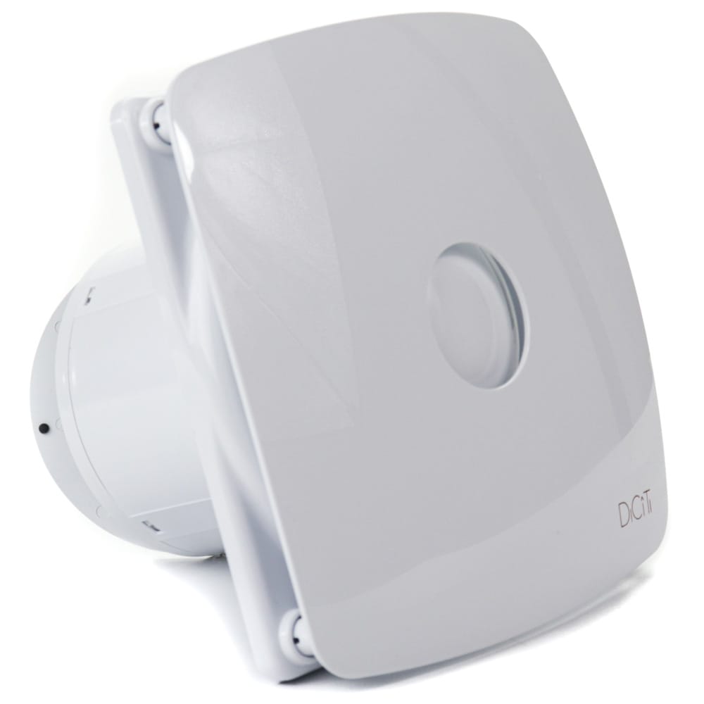 Ventilator de baie RIO 4C MRH, Debit 100 m3/h, Ø 98, Clapeta antiretur, Fusion Logic 1.1, Timer si senzor de umiditate