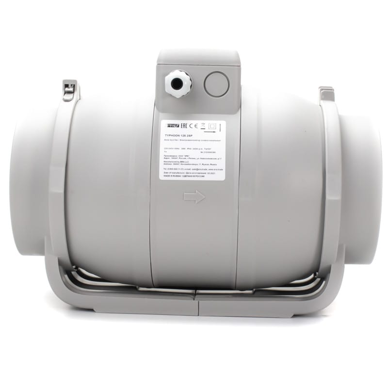 TYPHOON 125 2SP - Ventilator axial de tubulatura TYPHOON 125 2SP, Debit 310mc/h, 2 Trepte de viteze, Diametru Ø125mm