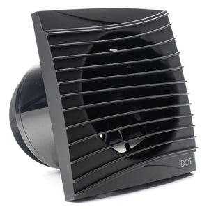 Ventilator baie SILENT 5C Matt Black, Super Silent, Clapeta antiretur, Motor Long Life 40000h, Debit 180mc/h, Ø125mm , Matt Black