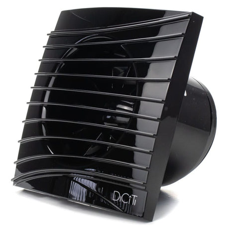 Ventilator baie SILENT 4C, Super Silent, Clapeta antiretur, Motor Long Life 40000h, Debit 90mc/h, Ø100mm, Bleu Marin