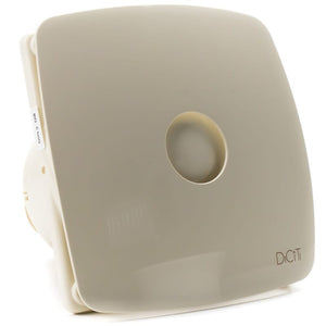 Ventilator de baie Rio 4C Ivory, Debit 100 m3/h, Diametru Ø98, Clapeta antiretur