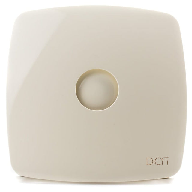 Ventilator de baie Rio 4C Ivory, Debit 100 m3/h, Diametru Ø98, Clapeta antiretur