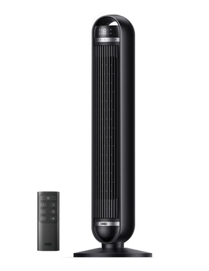 Resigilat! Ventilator Turn DREO Nomad DR-HTF014, 8 viteze, 4 functii, 92cm, oscilatie 90°, HyperSilent 25dB, telecomanda, negru