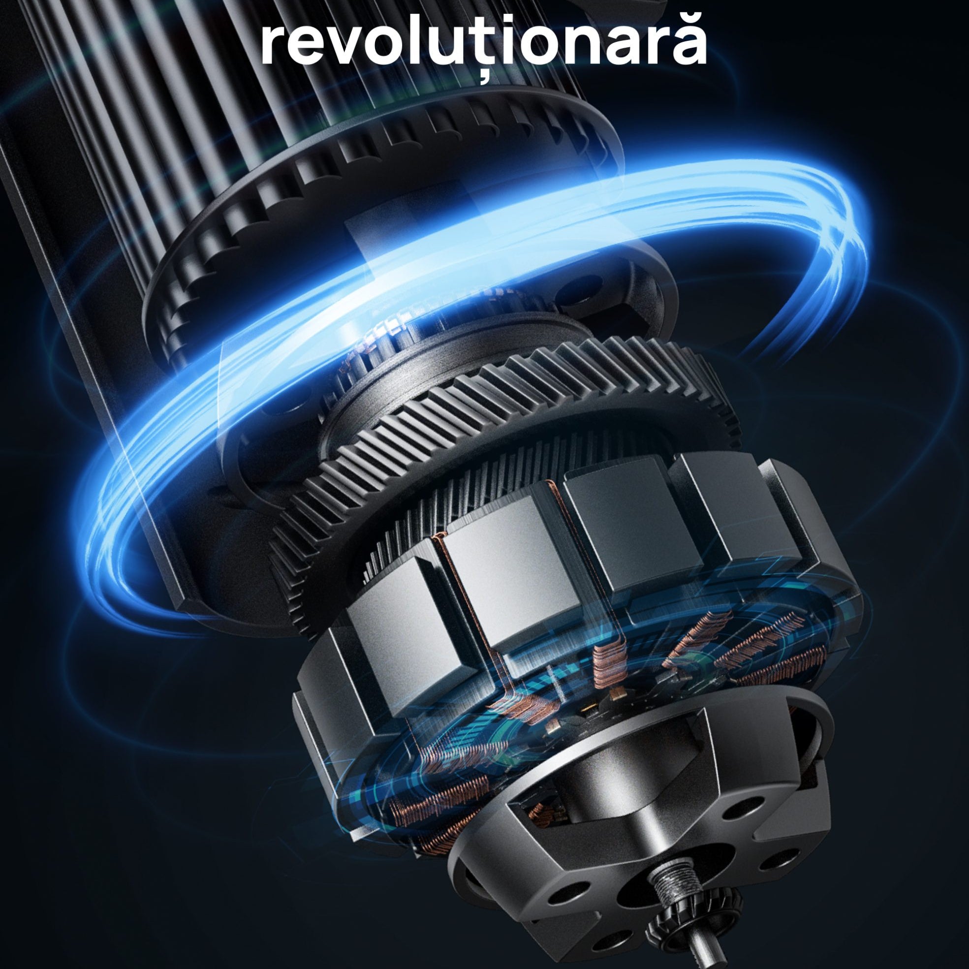 Ventilator Turn DREO Cruiser DR-HTF019, 6 viteze, 4 functii,106cm, HyperSilent 30dB, oscilatie 90°,telecomanda, negru