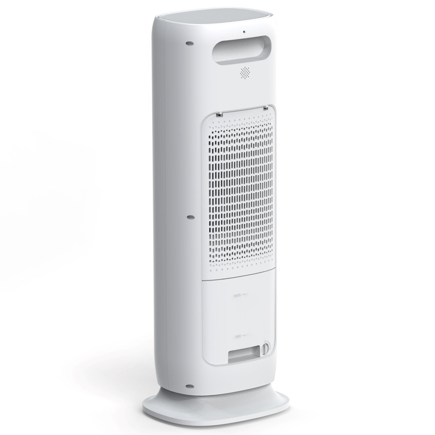 Ventilator turn 4 in 1 Evoair BRIIS SILVER, Functie Incalzire, Racire, Umidificare, Sterilizare UV, Telecomanda, 5 viteze, Pastile Racire 2+2 Cadou, Rezervor 3.15l Alb&Argintiu