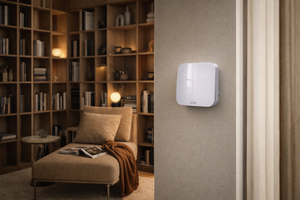 Sistem de ventilatie cu recuperare de caldura BSK ZEPHYR PLUS, Debit de aer 100 m3/h, Conexiune WiFi si telecomanda, cu flux alternativ si schimbator de caldura ceramic, diametru Ø200mm
