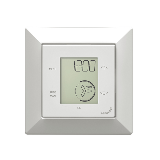 Resigilat! Panou de control Zehnder ComfoSense C67 pentru unitățile ComfoAir Q350/450/600, culoare RAL 9016