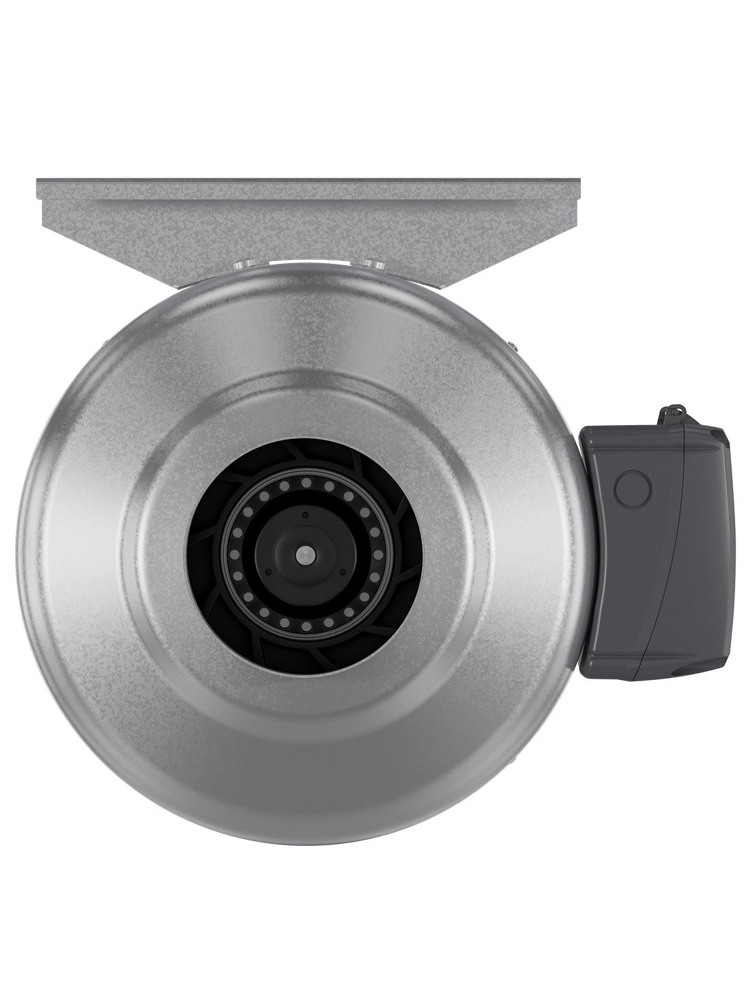 Ventilator centrifugal Squall D100 GDF Venteurope, Debit 245 mc/h, Diametru Ø100mm, Carcasa otel galvanizat