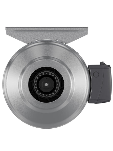 Ventilator centrifugal Squall D100 GDF Venteurope, Debit 245 mc/h, Diametru Ø100mm, Carcasa otel galvanizat