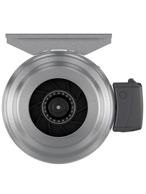 Ventilator centrifugal Squall D125 GDF Venteurope, Debit 340 mc/h, Diametru Ø125mm, Carcasa otel galvanizat