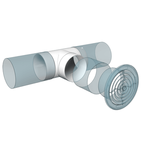 TEU TUBULATURA 125/125mm, PVC