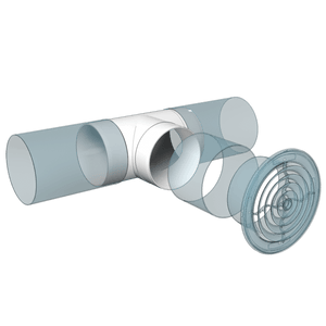TEU TUBULATURA, 160/160mm, PVC