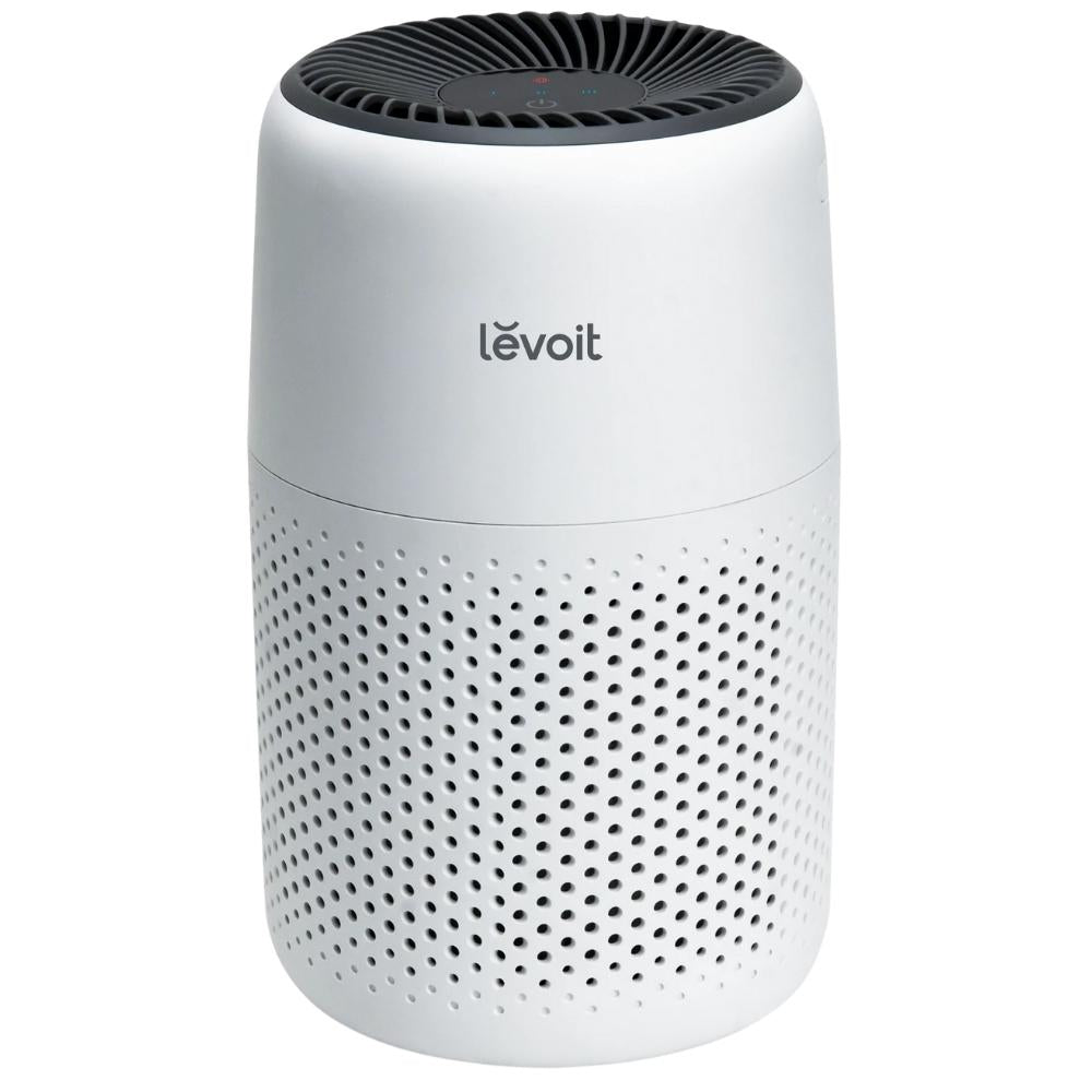 Purificator de aer Levoit Core Mini, Filtru 3 in 1 True HEPA, Panou Comanda Touch Screen, Alb