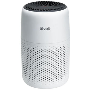 Purificator de aer Levoit Core Mini, Filtru 3 in 1 True HEPA, Panou Comanda Touch Screen, Alb