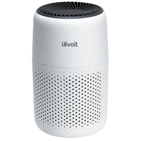 Purificator de aer Levoit Core Mini, Filtru 3 in 1 True HEPA, Panou Comanda Touch Screen, Alb
