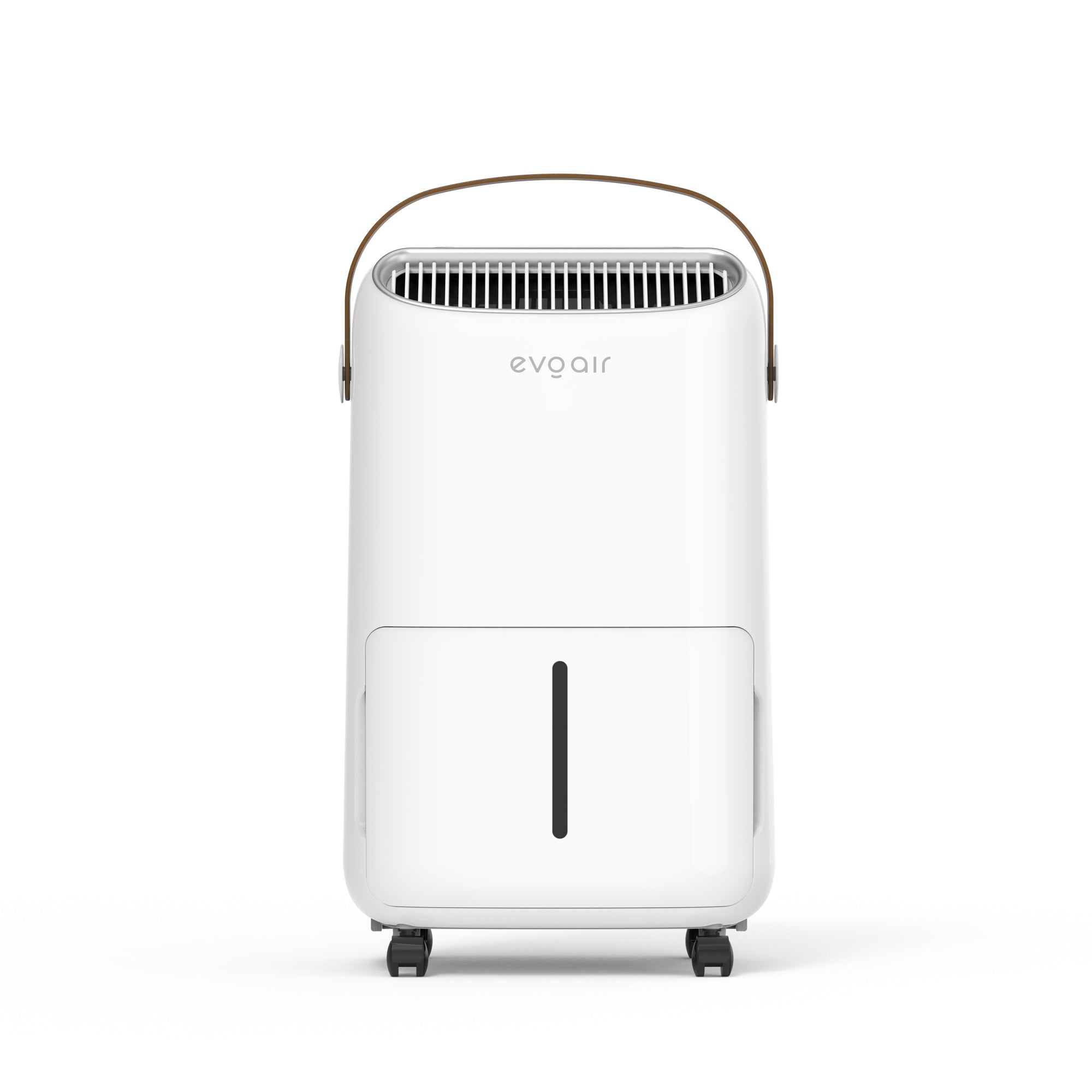 Resigilat! Dezumidificator Evoair, NovaDry 12 Smart, 12l/24h, Senzor de Umiditate, Functie Ionizare, Uscare Rufe, Rezervor 2.5l, Lampa UVC, Alb, Curea Maro