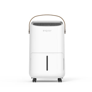 Resigilat! Dezumidificator Evoair, NovaDry 16 Smart, 16l/24h, Senzor de Umiditate, Functie Ionizare, Uscare Rufe, Rezervor 2.5l, Lampa UVC, Alb, Curea Maro
