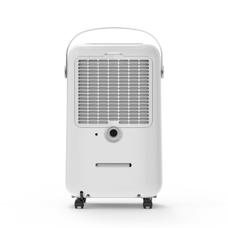 Resigilat! Dezumidificator evoair, NovaDry 12 Smart, 12l/24h, Senzor de Umiditate, Functie Ionizare, Uscare Rufe, Rezervor 2.5l, Lampa UVC, Alb, Curea Crem