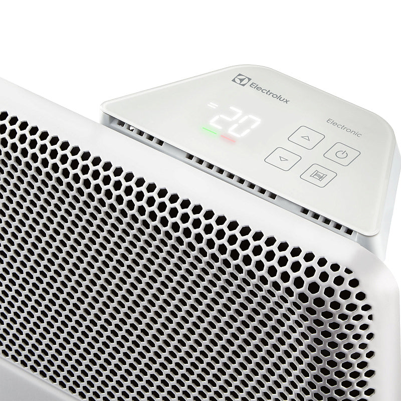 Convector electric Electrolux ECH/AT-1500 3AE EEC montaj perete/podea, 1500 W, Wi-Fi, Afișaj Digital, Termostat Electronic, Protecție IP24, Control Parental , Funcție Anti-Ingheț, Alb