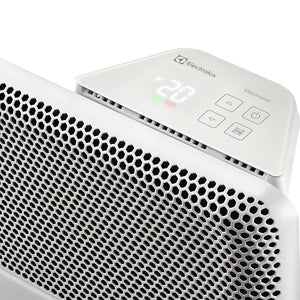 Convector electric Electrolux ECH/AT-2000 3AE EEC montaj perete/podea, 2000 W, Wi-Fi, Afișaj Digital, Termostat Electronic, Protecție IP24, Control Parental , Funcție Anti-Ingheț, Alb